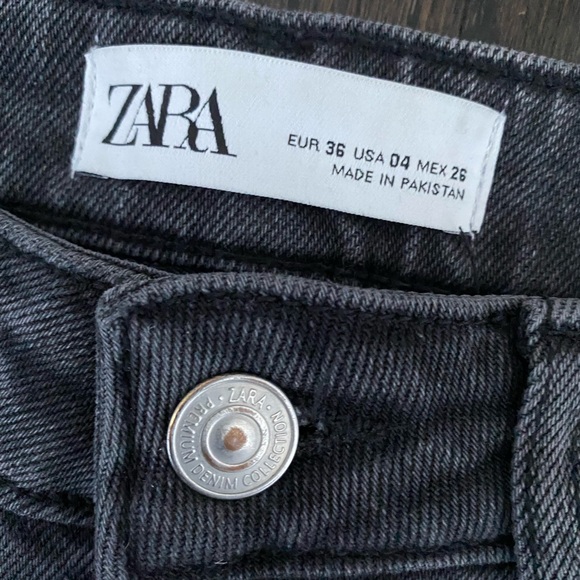 Zara grey/black taper jean - Picture 2 of 2